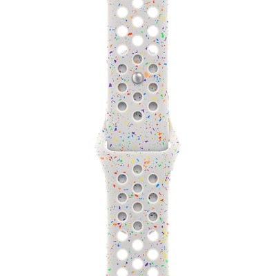 Apple Каишка от Apple - 42 мм Pure Platinum Nike Sport Band - M/L (MYJN3ZM/A)