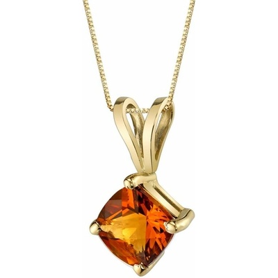 Eppi Zlatý přívěsek s citrínem Rafyna P33399
