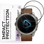 Techsuit Протектор за Garmin Fenix 8 / 8 Pro 51mm - Nano Flex (2 pack) - Techsuit - Черен