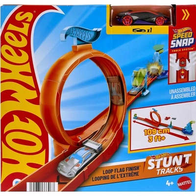 Hot Wheels Dráha Speed Snap Stunt