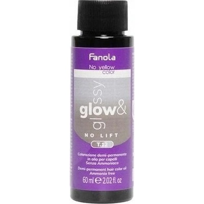 Fanola No Yellow Color Оцветяваща крем боя-тонер Glow & Glossy, T. 12, 60 ml