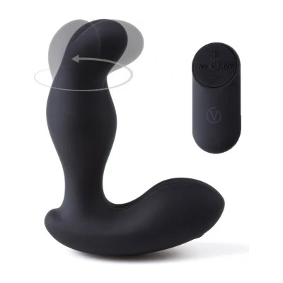 Virgite Вибриращ и въртящ простатен стимулатор с 2 мотора и дистанционно Virgite P2
