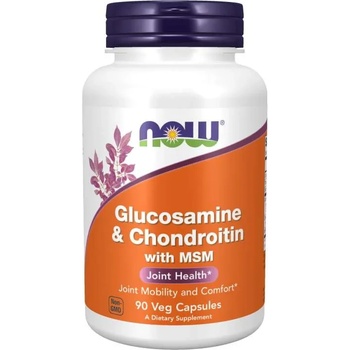 NOW Glucosamine & Chondroitin + MSM, 90 капсули, Now
