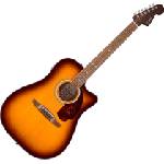 Fender California Deluxe Redondo CE WN Honey Sunburst Електро-акустична китара Дреднаут