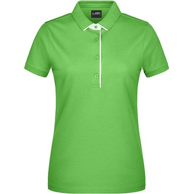James&Nicholson dámska polokošeľa JN725 Lime Green