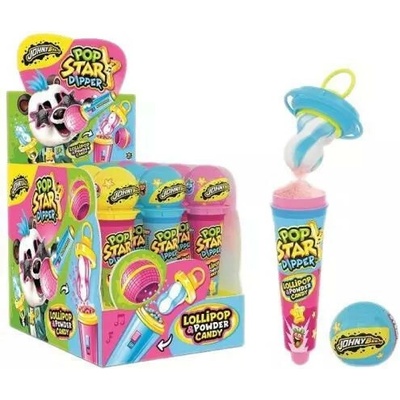 JohnyBee lízatko pop star dipper 12 x 35 g
