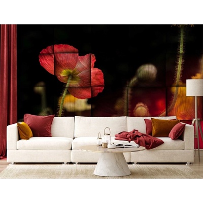 Gario Fototapeta Červený makový kvet Materiál: Vliesová, rozmery 200 x 140 cm