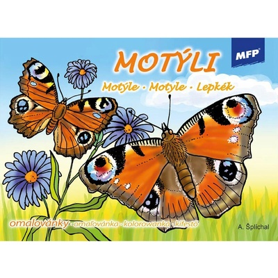 Omaľovánky MFP Motýle A5