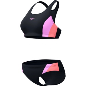 Speedo colourblock splice 2pc 2.0 neon violet s - uk32