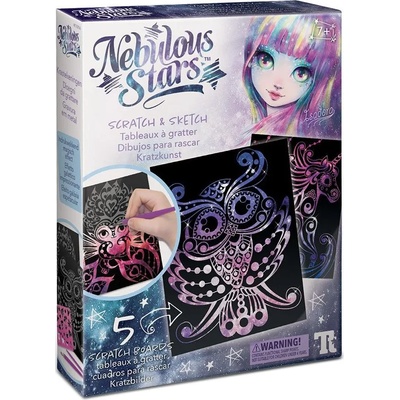 Nebulous Stars Творчески комплект Nebulous Stars - Скреч карти и шаблони, Изадора (N11014)
