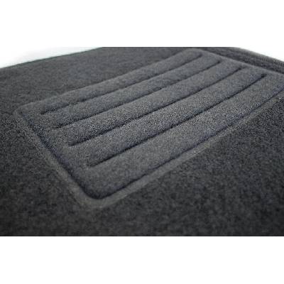 Мокетни стелки Petex съвместими с Ford Fiesta 2005-2008, Fusion 2005-2012, 4 части, черни, материя Rex, захват KL01 (112425902)