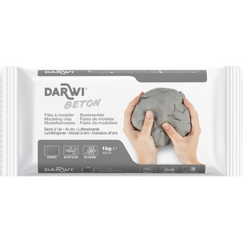 Darwi The Self-Hardening Modelling Clay Beton Самосъхнеща глина Beton 1000 g (DA0821000000C)