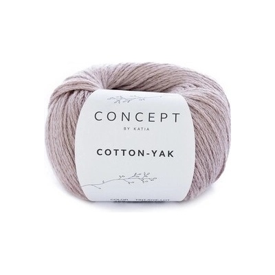COTTON-YAK Katia Farby COTTON-YAK: 108 perlovo ružová - VÝPREDAJ