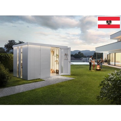 Biohort Neo 2D dvoukřídlé dveře 348 x 236 cm stříbrný – Zboží Mobilmania