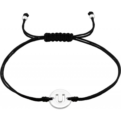 Olivie provázkový náramek písmeno U 7582