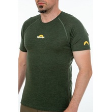 Black Hill Merino Men T-Shirt KR S160 Zelená