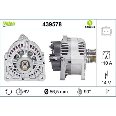 generátor VALEO 439578 VA 439578