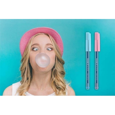 SCHNEIDER Tops 505 Bubble Gum modrá víčkem 50 ks