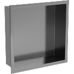 Mexen X-Wall-R нишева полица с яка 30 x 30 см, четкано оръжееносиво - 19E0303010 (19E0303010)