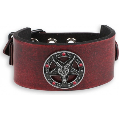 Leather & Steel Fashion náramok unisex red LSF1 60-a