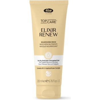Lisap Milano Подхранваща маска с масло от камелия Lisap Top Care Elixir Renew Nourishing - възстановяваща грижа за суха и увредена коса