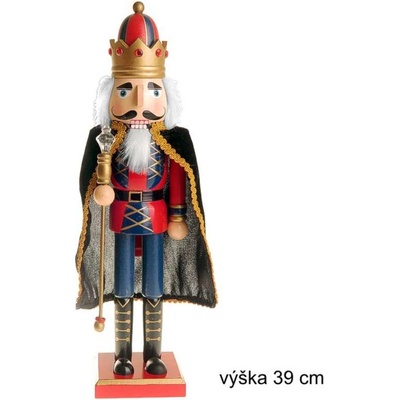 TifanTex drevený Luskáčik kráľ figúrka 39cm