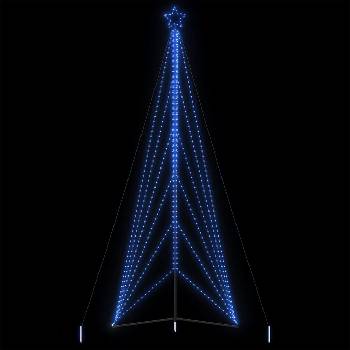 vidaXL LED коледна елха 861 светодиода синьо 478 см (4016426)