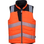 Portwest hi-vis pw374 / Двулицев светлоотразителен жилет - hv оранжев/черен xs (pw374obrxs)