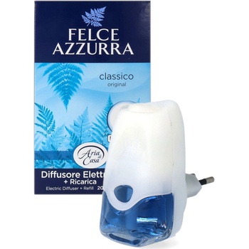 Felce Azzurra elektrický podsvícený osvěžovač vzduchu do zásuvky + náplň Talco Classico 20 ml