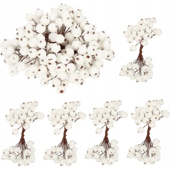 SPRINGOS Vianočné jarabiny zmrznutej bielej sada 200ks