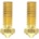 QIDI Tech Месингова дюза за X-Smart 3/X-Plus 3/X-Max 3/Q1-Pro - Комплект от 2 бр. - 0, 2 mm (728683349956)