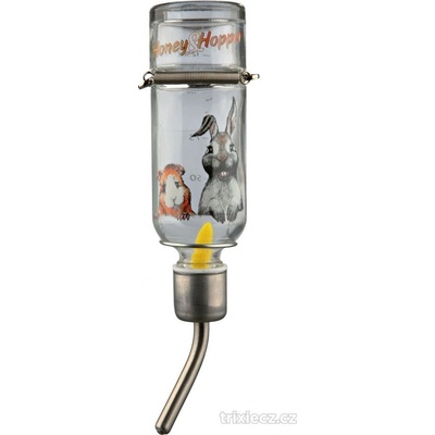 Trixie Skleněná napájačka s potiskem 250 ml