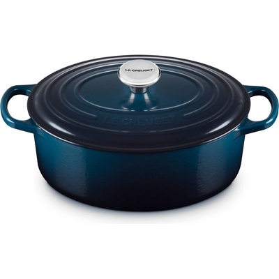 Le Creuset Съдове за готвене SIGNATURE 29 см, 4, 7 л, овална форма, NUIT, чугун, Le Creuset (LECR21178291294475)
