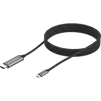 Conceptronic Кабел Conceptronic - ABBY10G (USB-C към HDMI, 4K/60Hz, черен, 2 м) (ABBY10G)