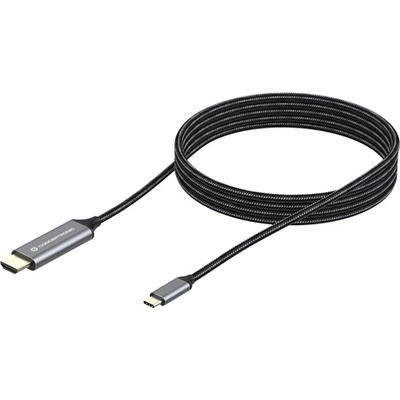 Conceptronic Кабел Conceptronic - ABBY10G (USB-C към HDMI, 4K/60Hz, черен, 2 м) (ABBY10G)