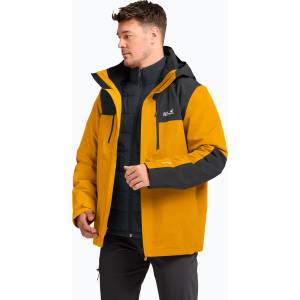 Jack Wolfskin Мъжко яке 3-в-1 Jack Wolfskin Jasper Pro 3IN1 burly yellow jw