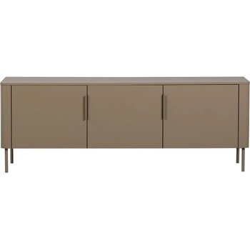 WOOOD Кафяво-сива маса за телевизор от масивен бор 154x56x44 cm Gunnar - WOOOD (377593-MD)