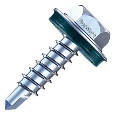 Nerezový šroub 4,8×19 mm s EPDM podložkou pro hliníkové profily QFX-ALU (50 ks) – Zboží Mobilmania