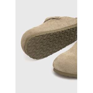 Birkenstock чехли дамски от велур Boston
