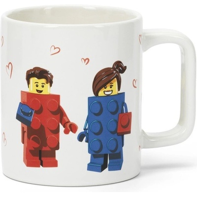LEGO® Бяла керамична детска чаша 300 ml Love - LEGO® (40450804)