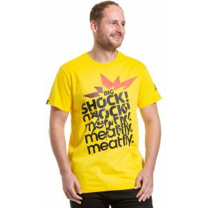 Meatfly мъжка тениска Big Shock Shattered Yellow | Жълта | Размер Meatfly | Zhalt | МЪЖЕ | M
