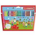 STABILO Флумастери Trio A-Z 24 цвята