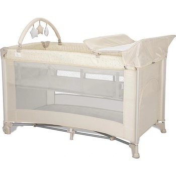 Lorelli Бебешка кошара на 2 нива Lorelli - Torino Plus, Beige (10080472603)