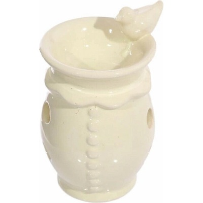 Nefertitis aroma lampa keramická Krémový ptáček NF59832 cca 9 x 14 cm