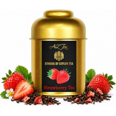 Az-teas Černý čaj Premium Strawberry Tea sypaný 50 g