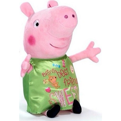 Prasátko Peppa zelené šaty 30 cm