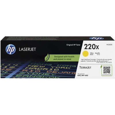 HP Тонер 220X, W2202X, LJ PRO 4202/4302, 5500 страници/5%, Yellow (3020101073)