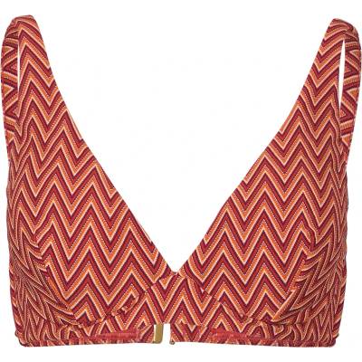 Seafolly Дамско бикини горнище Seafolly Women's Cleo DD Fixed Tri Bra Bikini top - Chilli Red - размер 34 (EU) (150-1765-0111)