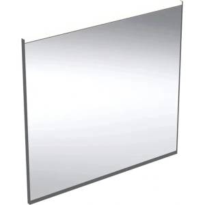 Geberit Option Plus Square 75 см огледало с осветление и защита от замъгляване, черно - анодизиран алуминий (502.782.14.1)