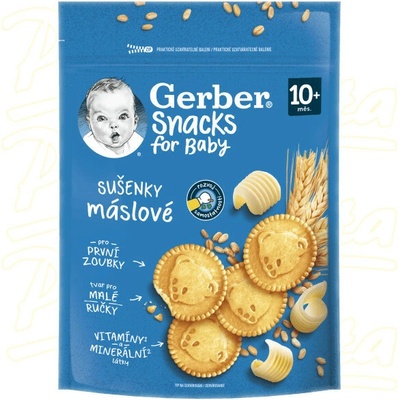 Gerber Snacks for baby máslové sušenky 180 g